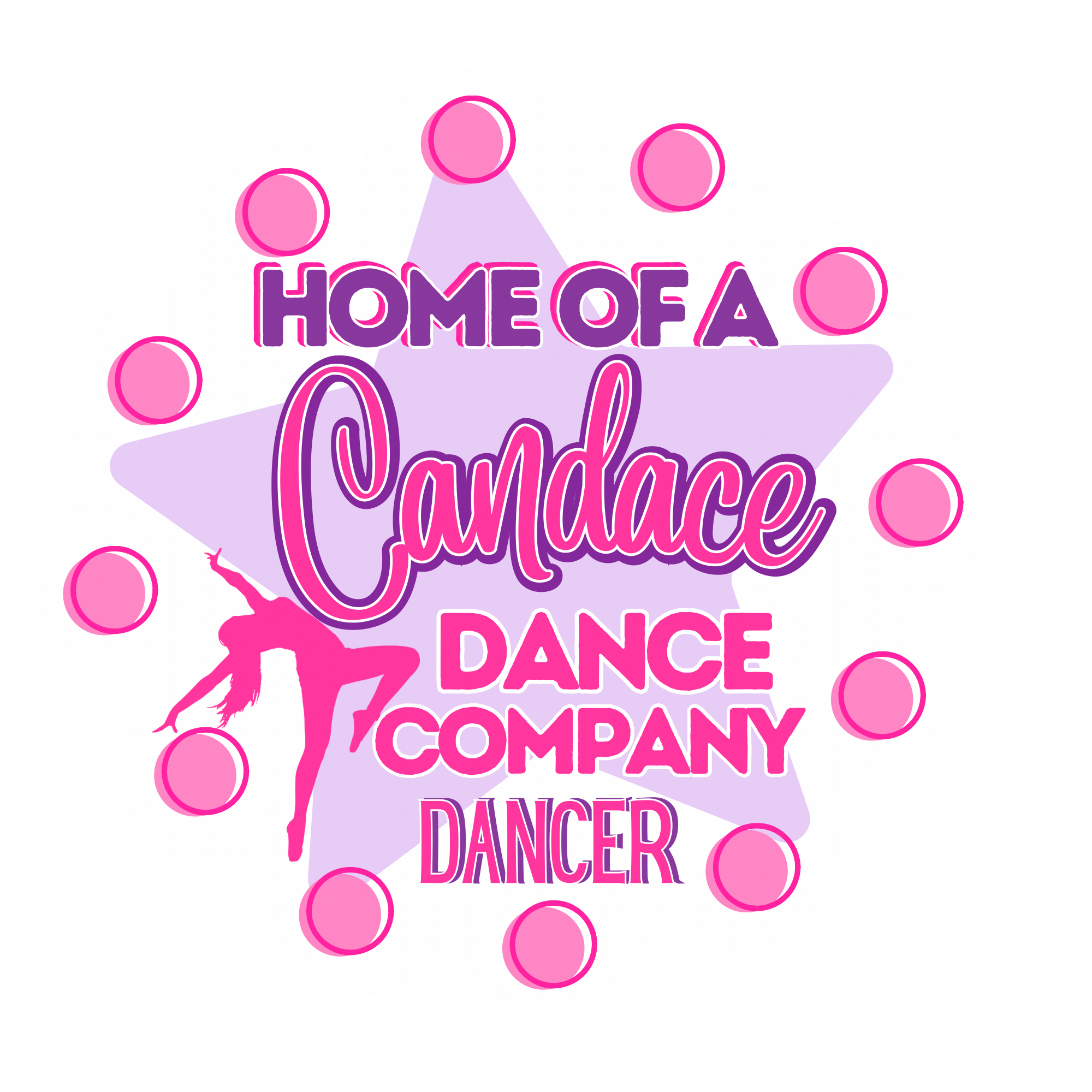 Home of a Candace Dance Co Dancer - yard sign